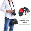 CADeN H6 Shockproof Waterproof Camera Liner Neoprene Bag Case, Size: 15.5 x 9.5 x 20cm (Black Red)