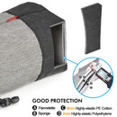 CADeN SLR Camera Lens Drawstring Inner Bag Waterproof Shockproof Case, Size: 14 x 10 x 30cm(Black Grey)