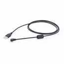 5 PCS 1.5m Elbow Mini 8 Pin USB to USB 2.0 Data Charging Cable for Nikon(Black)