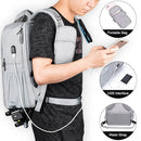 CADeN L5 III Multi-function Digital Camera Dual Shoulders Bag Backpack (Grey)