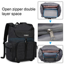 CADeN M8 Canvas Large Capacity Photography Backpack Shoulder Bag (Black)