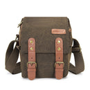 CADEN N1 Simple Retro Multifunctional Canvas Waterproof Digital Camera Photography Bag (Coffee)
