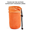 4 in 1 SLR Camera Lens Bag Micro Single Lens Bag Lens Inner Bile Bag Waterproof Protective Case Plus Velvet Thickening (Orange)