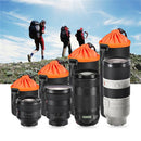 4 in 1 SLR Camera Lens Bag Micro Single Lens Bag Lens Inner Bile Bag Waterproof Protective Case Plus Velvet Thickening (Orange)