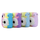 Rainbow Soft Silicone Protective Case for Fujifilm Instax mini 11 (Dark Blue)