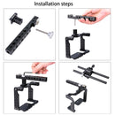 YELANGU YLG0906A Camera Video Cage Handle Stabilizer for Panasonic Lumix DMC-GH5(Black)