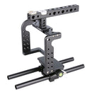 YELANGU YLG0906A Camera Video Cage Handle Stabilizer for Panasonic Lumix DMC-GH5(Black)