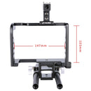 YELANGU YLG0906A Camera Video Cage Handle Stabilizer for Panasonic Lumix DMC-GH5(Black)