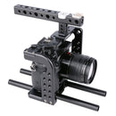 YELANGU YLG0906A Camera Video Cage Handle Stabilizer for Panasonic Lumix DMC-GH5(Black)