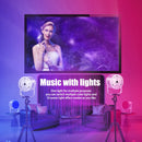 LUXCEO Mood2 RGB Atmosphere Fill Light Desktop Rhythm Pickup Lamp with Remote Control (AU Plug)