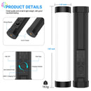 LUXCeO P100 RGB Photo Video Light Stick Handheld Fill Light with Remote Control & Grid Softbox