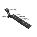 BEXIN VR-220 220mm Length Aluminum Alloy Extended Quick Release Plate for Manfrotto / Sachtler (Black)