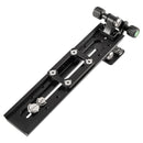 BEXIN VR-220 220mm Length Aluminum Alloy Extended Quick Release Plate for Manfrotto / Sachtler (Black)