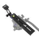 BEXIN VR-380 380mm Length Aluminum Alloy Extended Quick Release Plate for Manfrotto / Sachtler (Black)