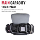 CADeN D3 DSLR Camera Sling Shoulder Bag Handbags, Size: 25.5 x 15.5 x 21.5cm(Black)