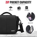 CADeN D3 DSLR Camera Sling Shoulder Bag Handbags, Size: 25.5 x 15.5 x 21.5cm(Black)