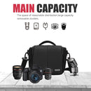 CADeN D3 DSLR Camera Sling Shoulder Bag Handbags, Size: 25.5 x 15.5 x 21.5cm(Black)