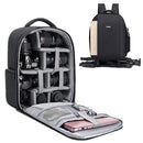 CADeN Multifunctional Shoulder SLR Camera Lens Bag Photography Backpack (Dark Gray)