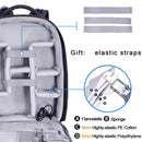 CADeN Multifunctional Shoulder SLR Camera Lens Bag Photography Backpack (Dark Gray)
