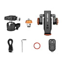 YELANGU L4X Camera Wheel Dolly Electric Track Slider 3-Wheel Dolly Car with Remote & Ballhead, Load: 3kg