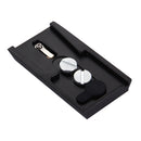 Fittest FC-501 Quick Release Assembly Aluminium Alloy Clamp Adapter with Quick Release Sliding Plate for Manfrotto Tripod 577 Replacement