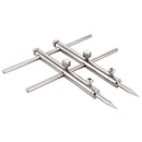 LRT-03 Professional DSLR Camera Lens Stainless Steel Spanner Wrench Open Repair Tool Kit with 3 Pairs of Spare Head