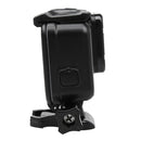 2 in 1 for GoPro HERO5 Touch Screen Back Cover + 45m Waterproof Housing Protective Case(No Need to Disassemble Lens When Installed) with Buckle Basic Mount & Lead Screw(Black)