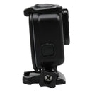 2 in 1 for GoPro HERO6 /5 Touch Screen Back Cover + 45m Waterproof Housing Protective Case(Need to Disassemble Lens When Installed) with Buckle Basic Mount & Lead Screw(Black)