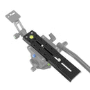 BEXIN B380-50 380mm Length Aluminum Alloy Extended Quick Release Plate for Manfrotto / Sachtler (Black)