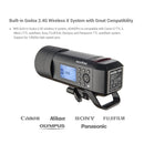 Godox AD400 Pro WITSTRO 400Ws All-in-One Outdoor Flash 2.4GHz Speedlite Light(UK Plug)