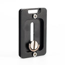 BEXIN PL-62 Anti-rotation Quick Release Plate with Rubber Cushion(Black)