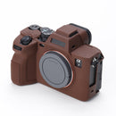 Soft Silicone Protective Case for Sony A7 IV (Coffee)