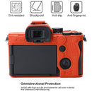 Soft Silicone Protective Case for Sony A7 IV (Orange)