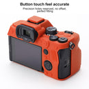 Soft Silicone Protective Case for Sony A7 IV (Orange)
