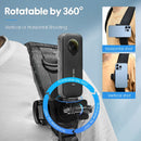 STARTRC 360 Degree Rotation Backpack Fixed Clip Belt Bracket(Black)
