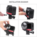 Plastic Frame Case with Lens Guard for Insta360 One RS Twin Edition