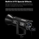 Godox SL200II 200W 5600K Daylight-balanced LED Light Studio Continuous Photo Video Light(UK Plug)