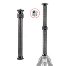 BEXIN P222C 234mm-393mm Tripod Extension Pole Carbon Fiber Center Column Tripod Extender (Black)
