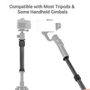 BEXIN P222C 234mm-393mm Tripod Extension Pole Carbon Fiber Center Column Tripod Extender (Black)
