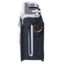 For FUJIFILM instax mini Evo Full Body Camera Genuine Leather Case Bag with Strap(Black)