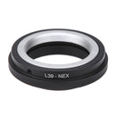 L39-NEX Lens Mount Stepping Ring for Leica / Sony A7 / NEX5 / A5000 (Black)