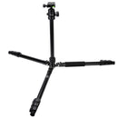 Fotopro F5 4-Section Quick Unlock Tripod Monopod with Ball Head (Black)