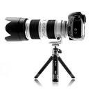 Fotopro SY-390+P-1hx Mini Aluminium Alloy Tripod Holder, Load: 2KG (Black)