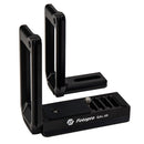 Fotopro QAL-88 2 in 1 Vertical Shoot 1 / 4 inch Quick Release L Plate Bracket Base Holder(Black)