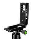 Fotopro QAL-88 2 in 1 Vertical Shoot 1 / 4 inch Quick Release L Plate Bracket Base Holder(Black)