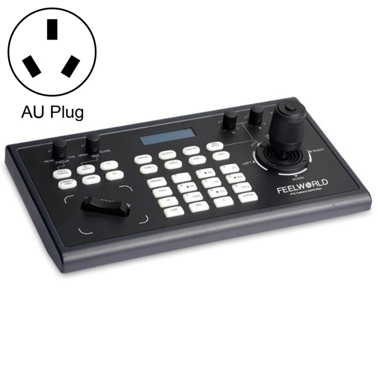 FEELWORLD KBC10 PTZ Camera Controller with Joystick and Keyboard Control ,Support PoE(AU Plug)