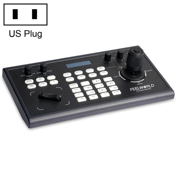 FEELWORLD KBC10 PTZ Camera Controller with Joystick and Keyboard Control ,Support PoE(US Plug)