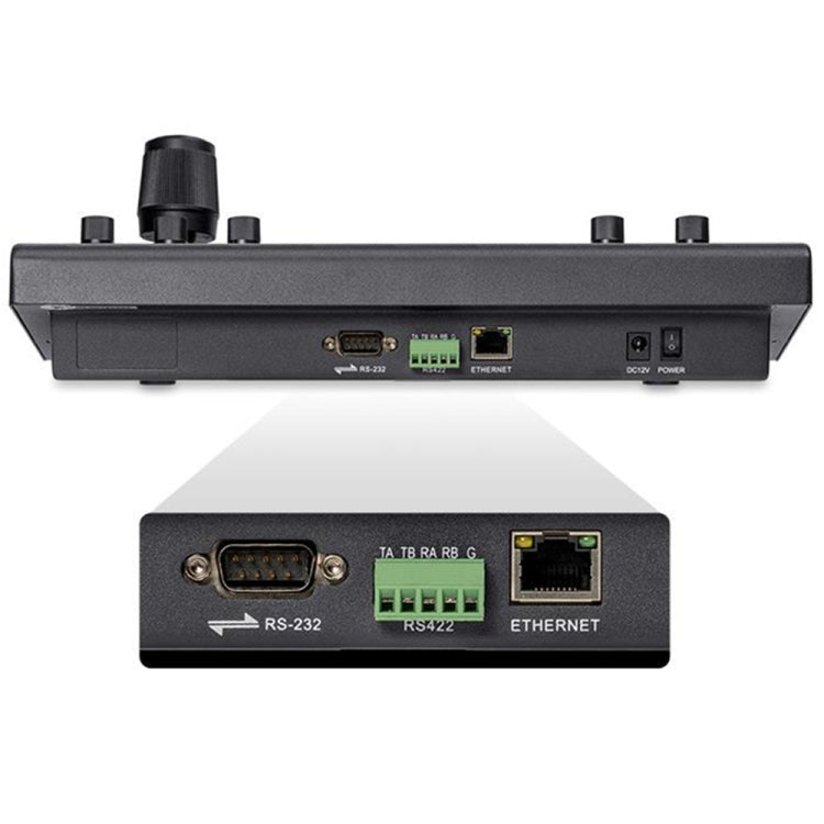 FEELWORLD KBC10 PTZ Camera Controller with Joystick and Keyboard Control ,Support PoE(EU Plug)