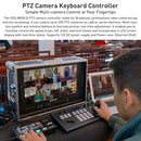 FEELWORLD KBC10 PTZ Camera Controller with Joystick and Keyboard Control ,Support PoE(EU Plug)