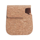 For FUJIFILM instax mini 11 Full Body Camera Cork Leather Case Bag with Strap (Brown)